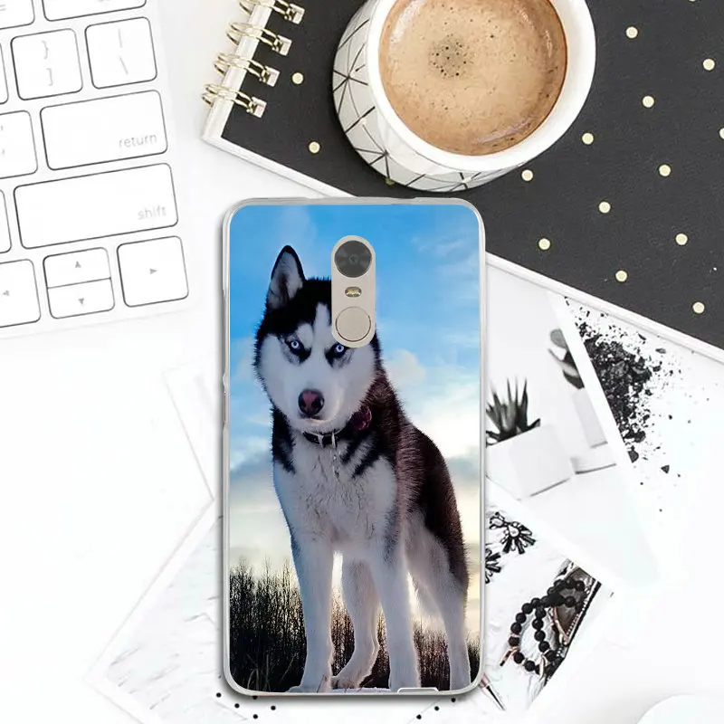 Silicone Soft Phone Cases for Xiaomi Mi Redmi Note 3S 4 4X 4A 5 5S 5A 6 8 A1 Pro Plus Max 3 Aladdin Siberian Husky Dog |