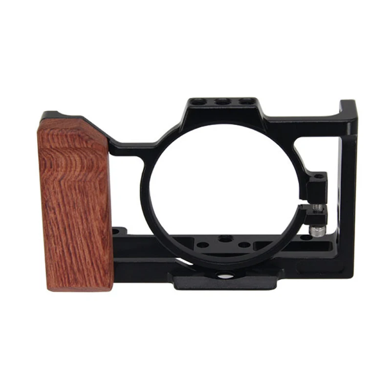 

RISE-подходит для камеры Sony Zv1 в виде клетки для кролика защитная рамка с деревянной ручкой удлисветильник света для фотосъемки