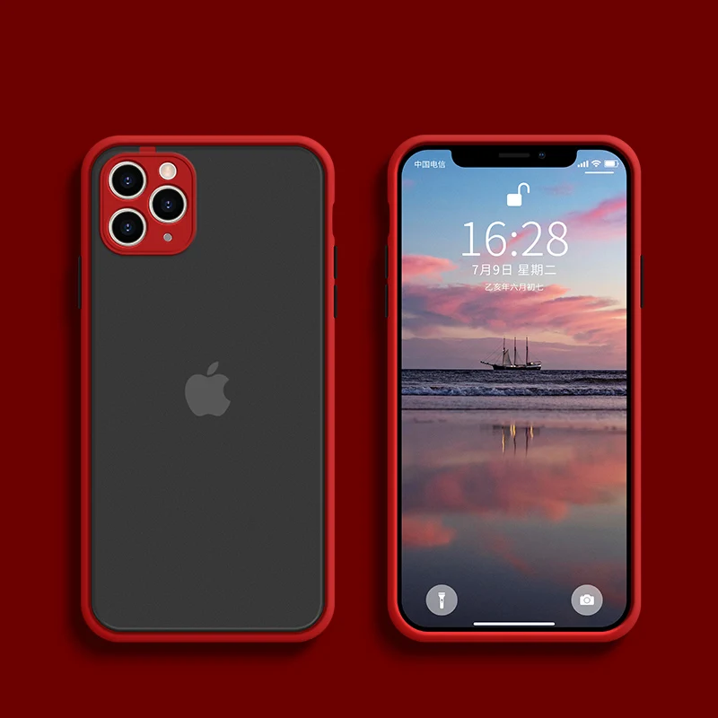 Чехол для телефона ASTUBI iPhone 11 Pro Max роскошный Контрастный ЦВЕТНОЙ защитный чехол XS X