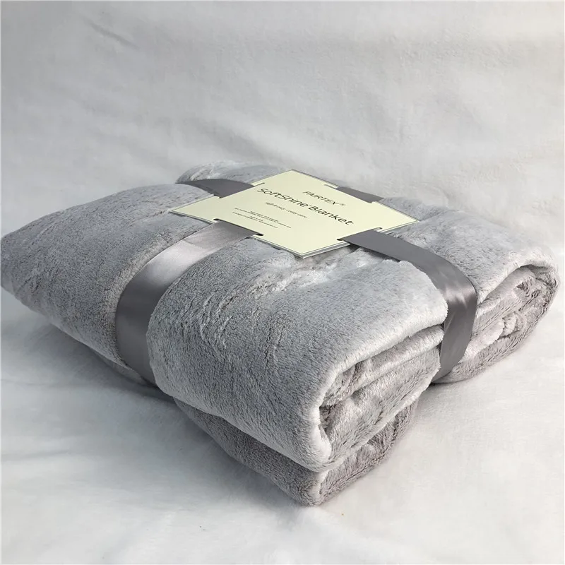 

New Arrivals Four Seasons Polyester Flannel Blanket Home Ultra Soft Coral Fleece Sofa Blanket Student Dormitory Quilt
