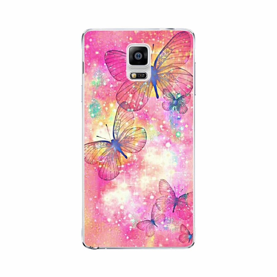 Чехол для Samsung Galaxy Note 4 Note4 силиконовый мягкий ТПУ чехол-накладка N9100 чехол