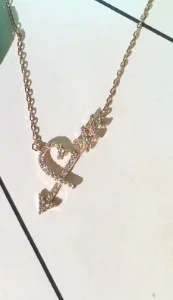 

YTF1318 Gem Star Pendant Necklace Valentine Eye Zircon Item Round Female