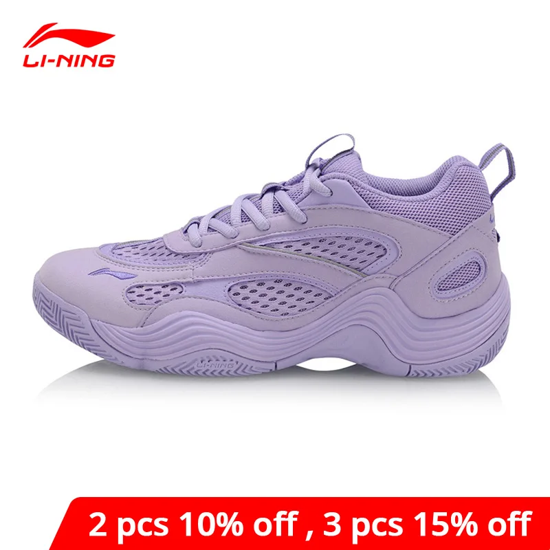 Li Ning Для женщин REBIRTH Баскетбол культуры обувь дышащая папа подкладка Ли Нин