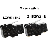 1pcs limit switch lxw5 11n2z 15gw21 b 15a 380v point action micro travel switches black silver contact 1no1nc