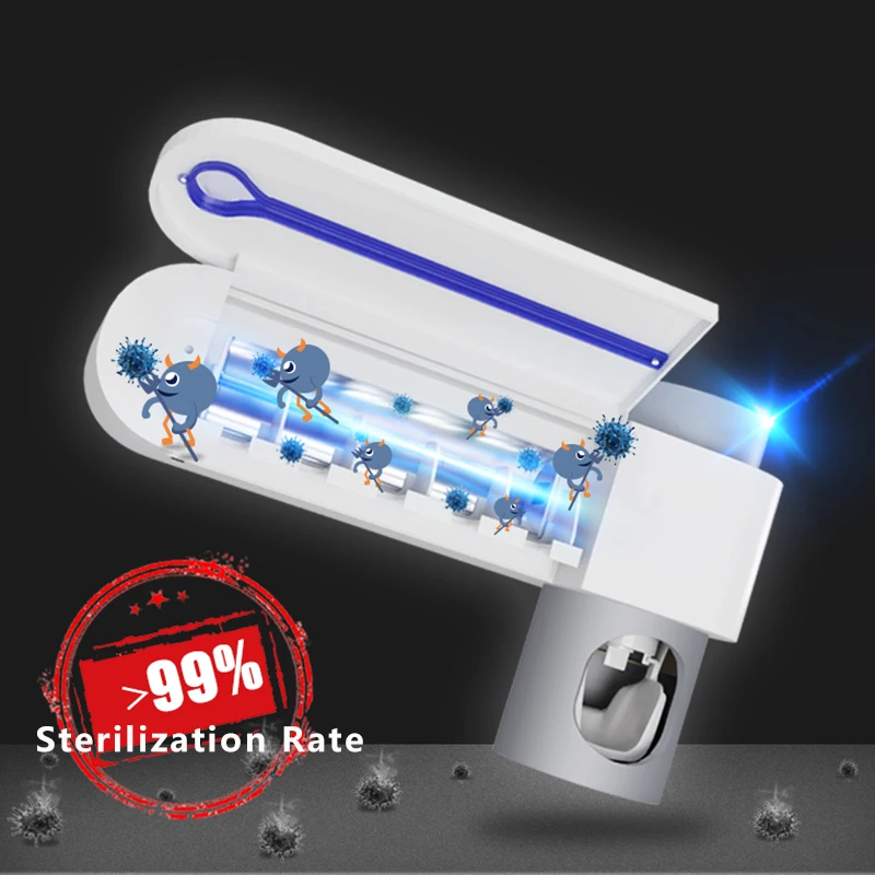 FUHAIHE 2в1 Антибактериальный держатель для ультрафиолетовой зубной щетки