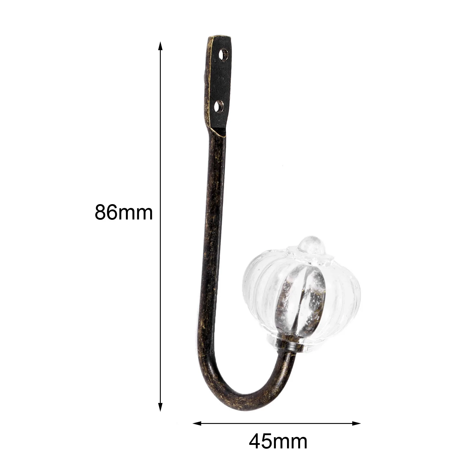 DRELD винтажный настенный крючок с кристаллами вешалка для пальто сумок шляп