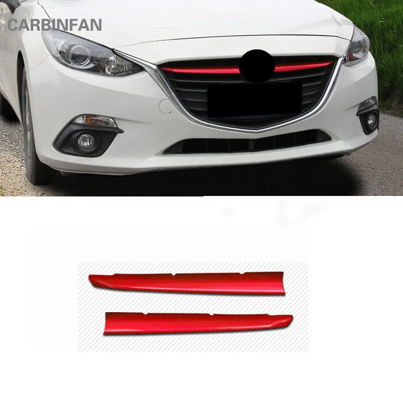 Для Mazda 3 Axela 2014 2015 2016 ABS Хром Передняя решетка радиатора Решетка Гриль Крышка