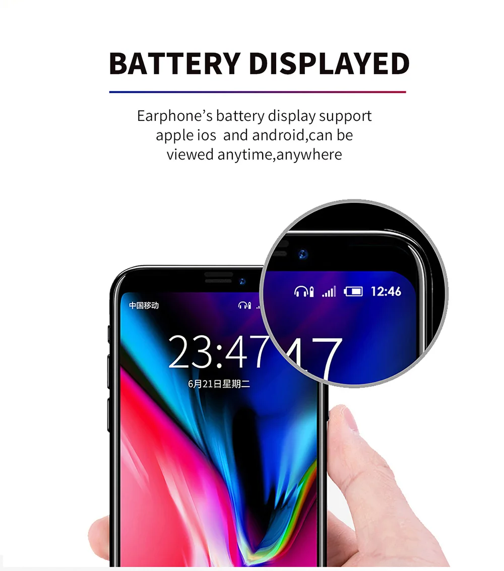 Inpods 12 inpods12 UP Version i12 матовые Беспроводные наушники с Bluetooth 5,0, наушники с супер басами, наушники i7s i9s i11 i12 Tws