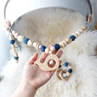 Детский Прорезыватель для зубов, персонализированный зажим-пустышка, цепочка-держатель, браслет для прорезывания зубов, мобильная детская игрушка для спортзала