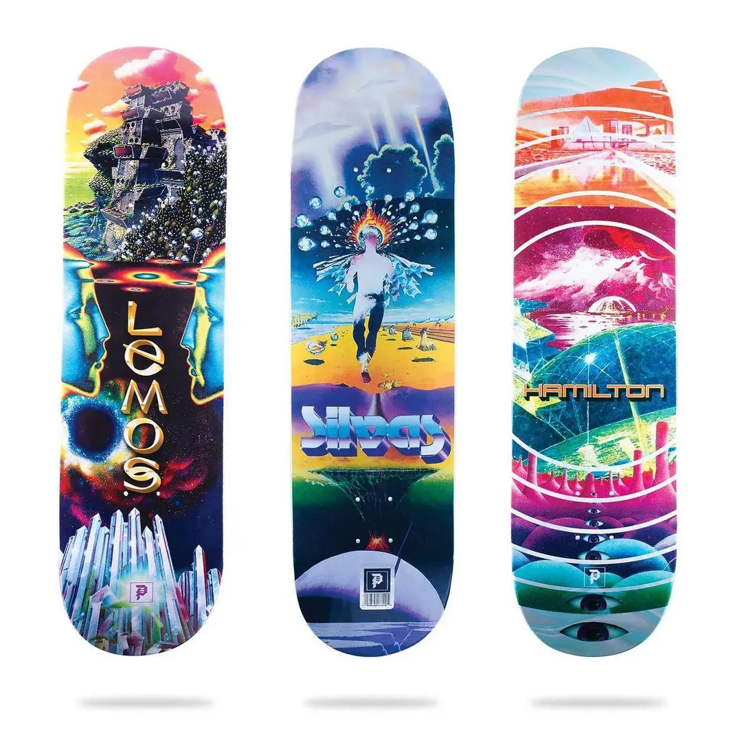 Скейтборд Primitiveskate bakre с откидной крышкой профессиональный спортивный скейтборд