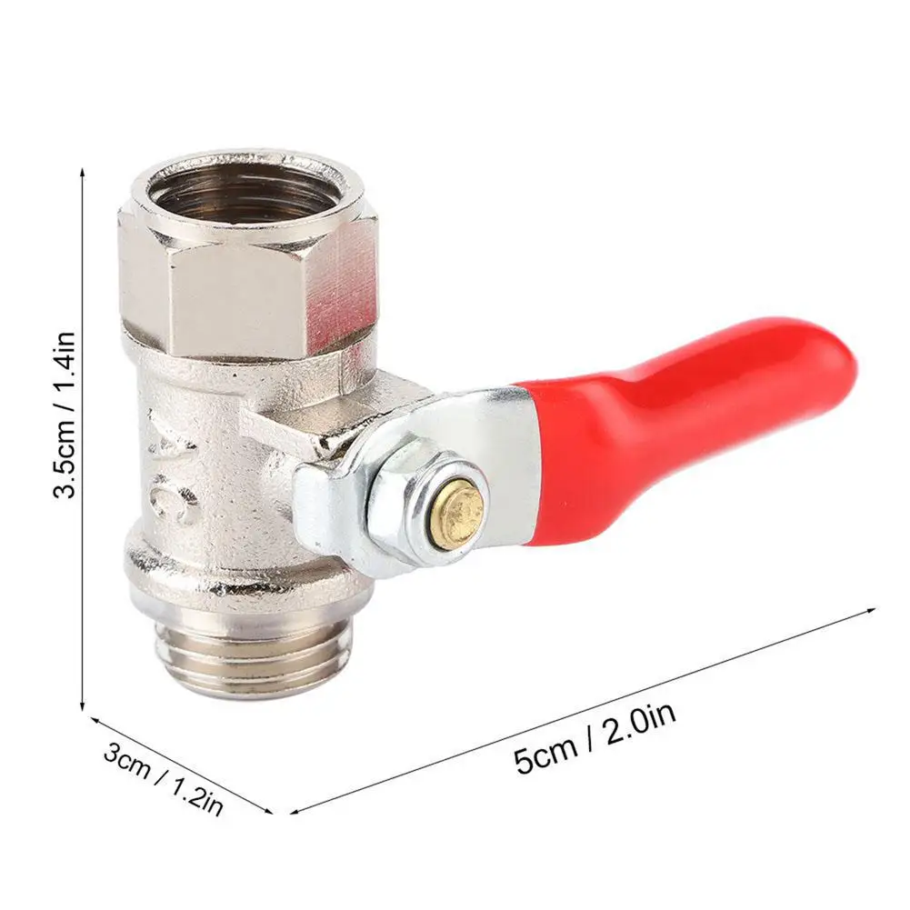 Шаровой мини-клапан запорный выключатель бессвинцовый клапан для воды с ручкой