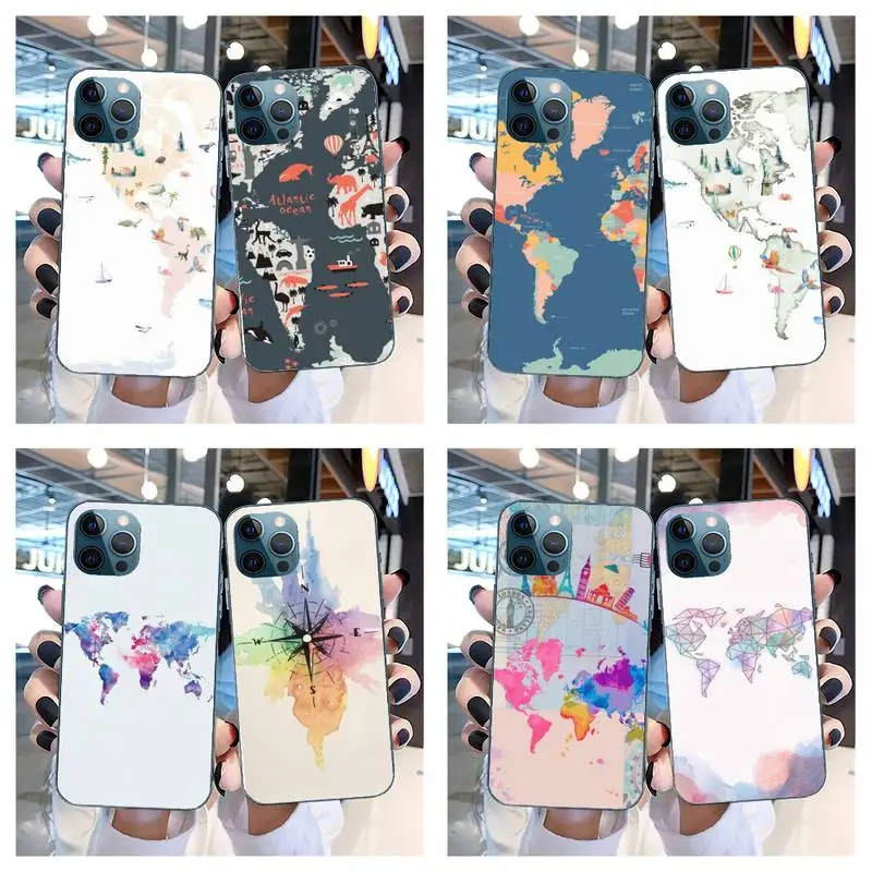 

World Map Travel Plans Special Offer Phone Case For IPhone SE2 11 Pro XS MAX XS XR 8 7 6 Plus 5 5S SE Case