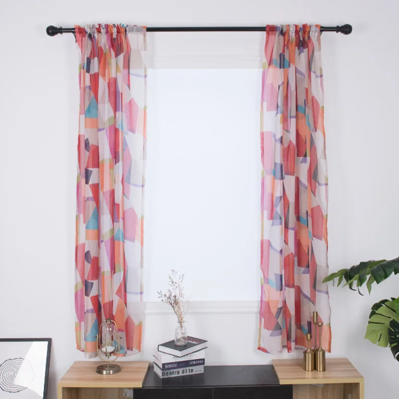 

Большой алмазный цифровой экран, свежий экран на окна гостиной, спальни, простая свежая качественная занавеска, мягкий простой экран на окн...