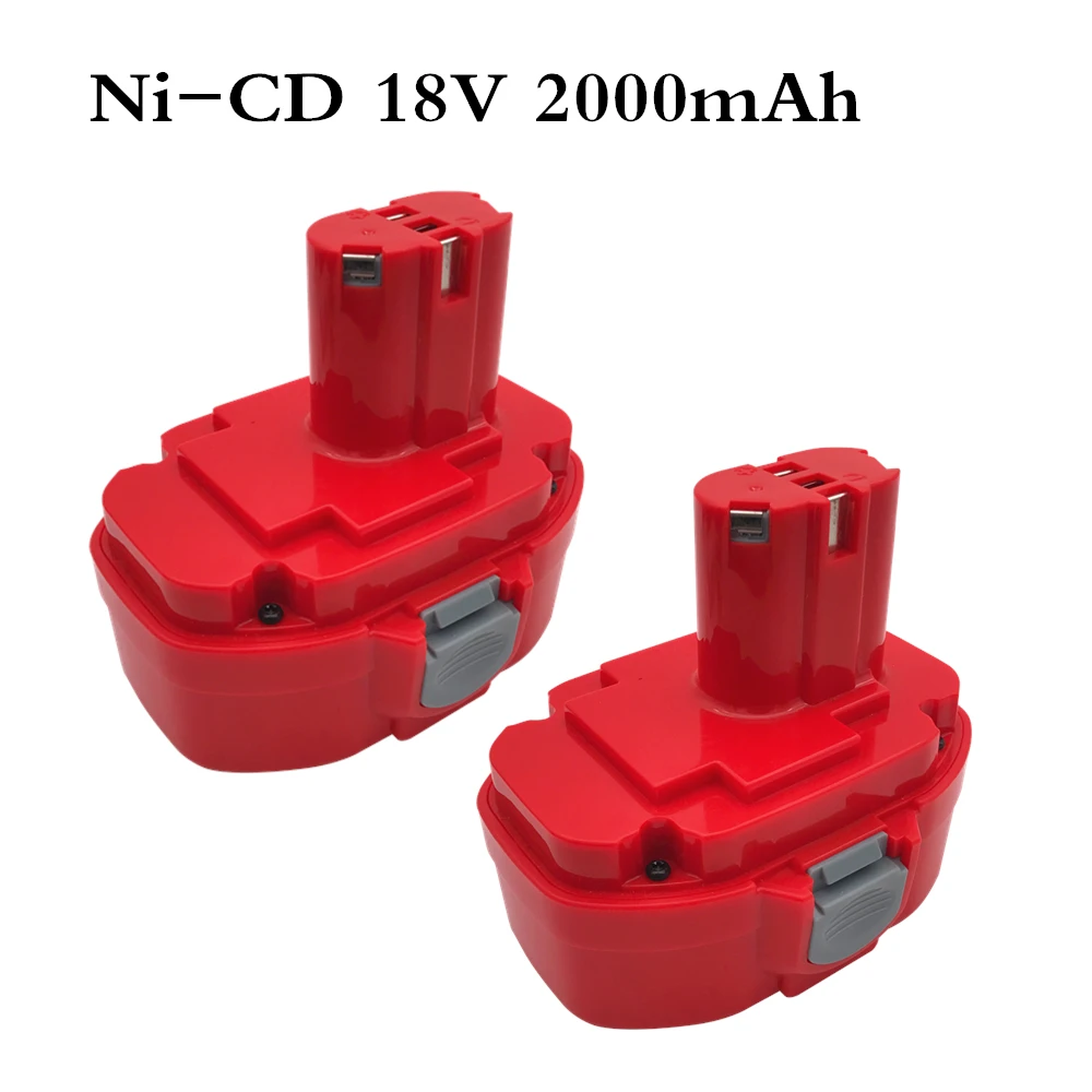 2 шт. Makita 18V 2000 мА/ч сменный никель-металлогидридный аккумулятор Батарея для 1835 1834