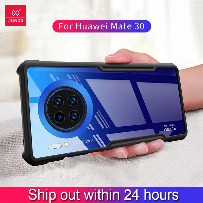 Чехол Xundd для Huawei Mate 30 Pro противоударный прозрачный силиконовый чехол телефона