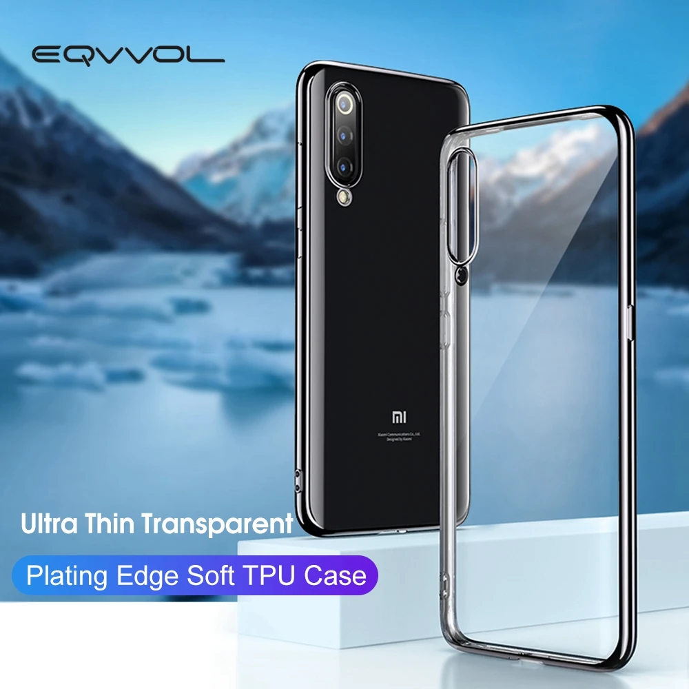 Eqvvol прозрачный мягкий чехол из ТПУ для Xiaomi mi 9 se 8 Lite CC9E Max 3 тонкий Red Note 7 6 5 Pro K20 6A 7A| |