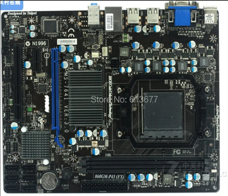 Оригинальная настольная материнская плата для 860GM-P43(FX) AM3 + DDR3 ОЗУ 16 ГБ 10 USB2.0 |