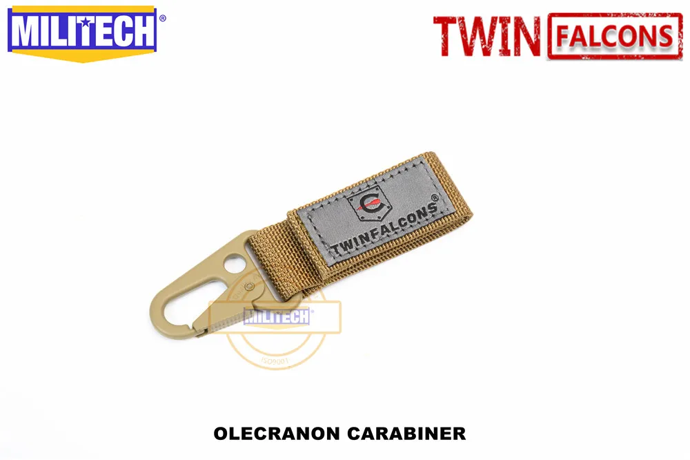 MILITECH twinfalcon Olecranon карабин тактический ремень крючок Открытый и петля |