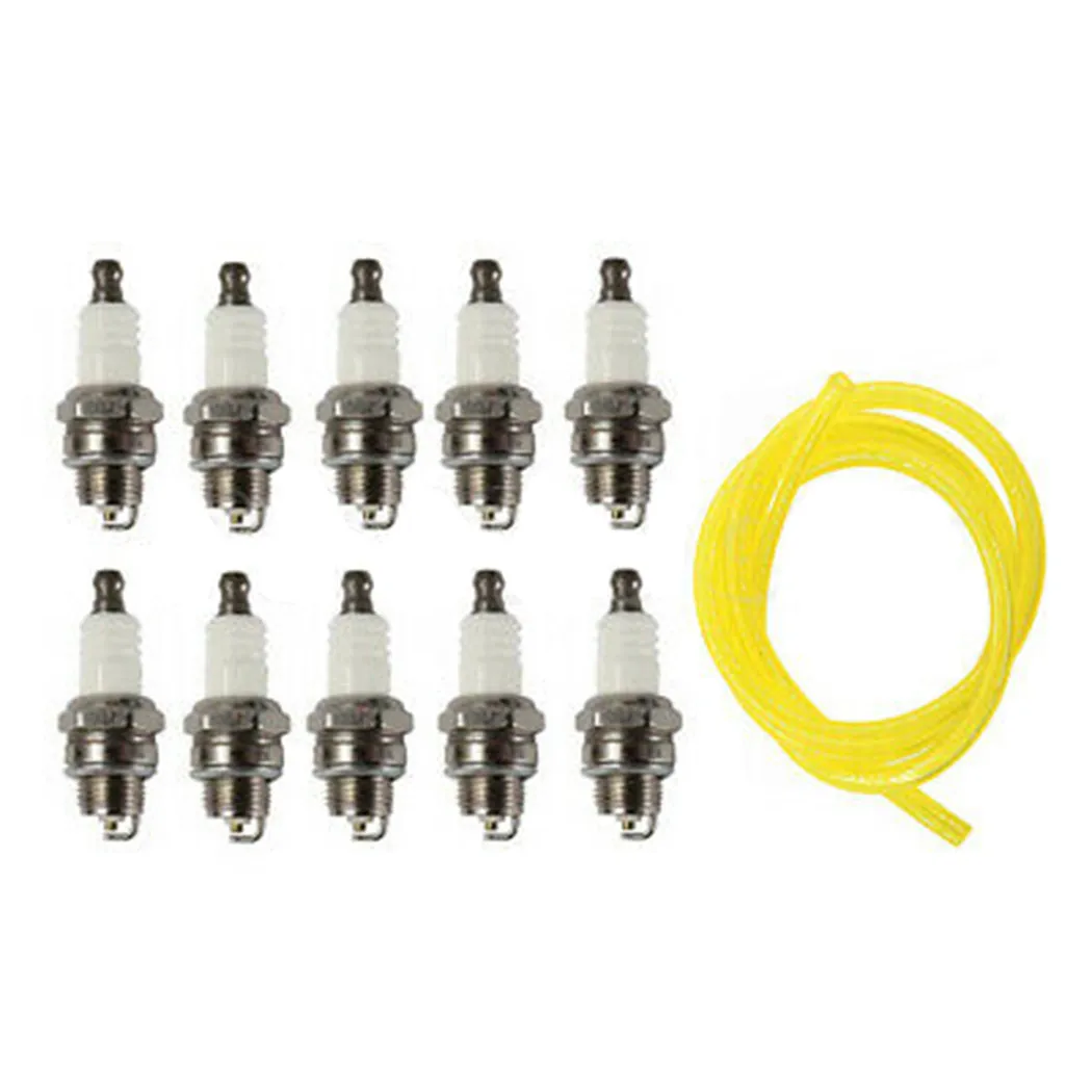 

10pcs Spark Plug Accessories Fuel Line Lawn Mower M7/L7T/CJ8/1560/BM6A