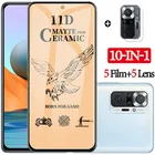 2  20 шт; Мягкое керамическое стекло для xiomi redmi note10 5g защитная пленка для экрана redmi note 10pro 10s сяоми редми 10s стекла на redmi note 10 glass пленка для камеры note10 pro матовое стекло редми нот 10 про