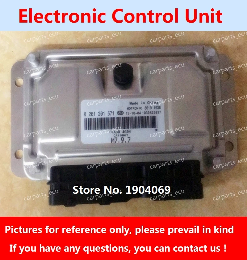 Материнская плата двигателя 0261201571 CA110071 CFA3B 4G94 M7.9.7 ECU 0261B05774 38180624 для машины Dongfeng