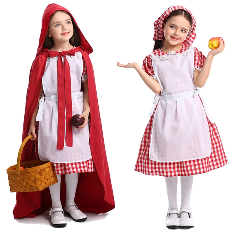 Милое маленькое красное платье с капюшоном для верховой езды детский подарок на