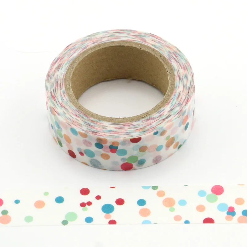 15 мм X 10 м милые Lotkawaii фрукты еда Животные декоративные васи клейкие ленты DIY Скрапбукинг маскирующая бумажная лента школьные офисные принадлежности - Цвет: B234