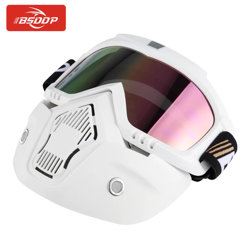 Motorcycle Helmet Detachable Modular Goggles Windproof dust mask glasses For Honda For BMW  For Yamaha FZ1 FZ6 XJ6 MT-07 MT-09