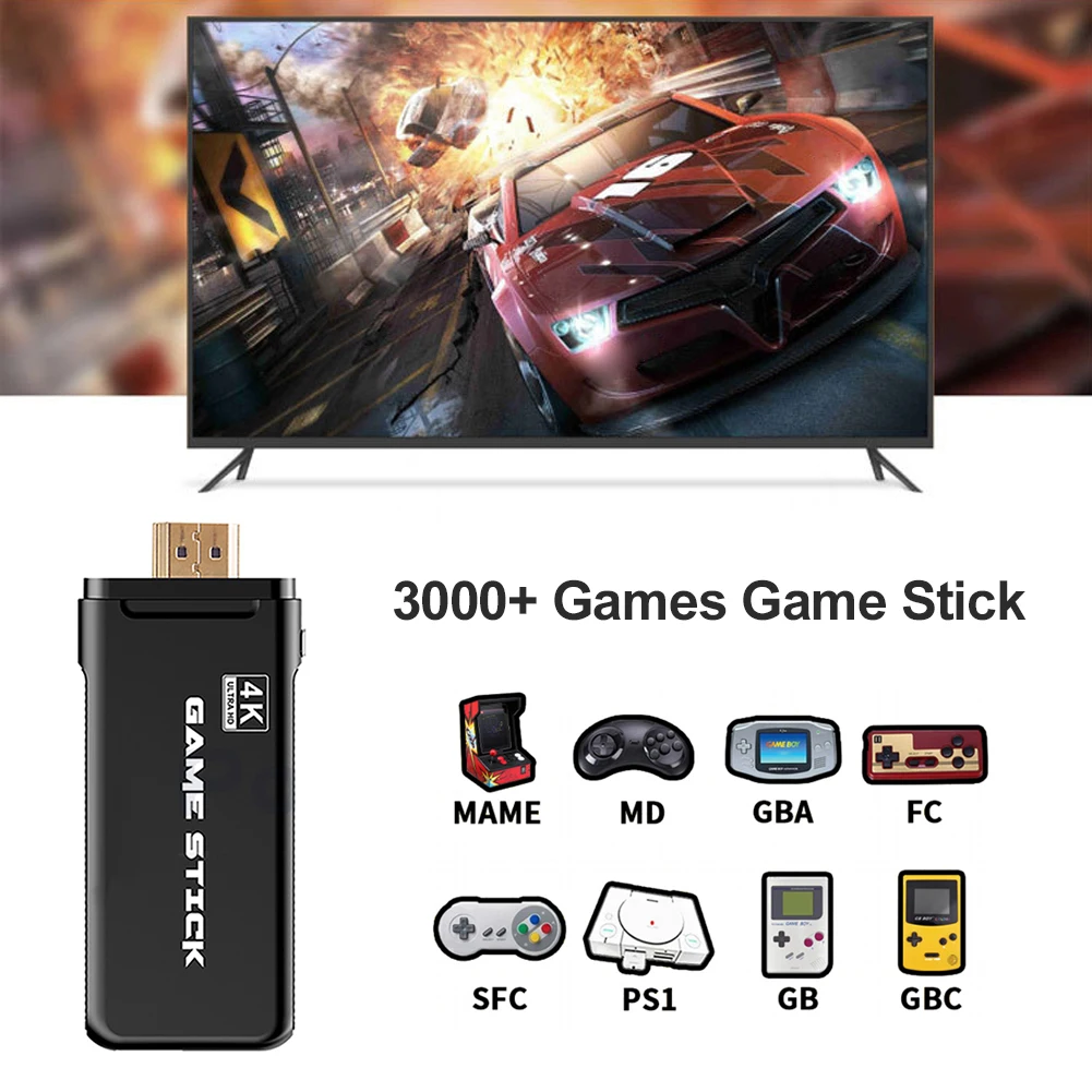 hdmi compatible tv video game console 3000 games player hd wireless stick multifunctional smart mobile phone accessaries parts free global shipping