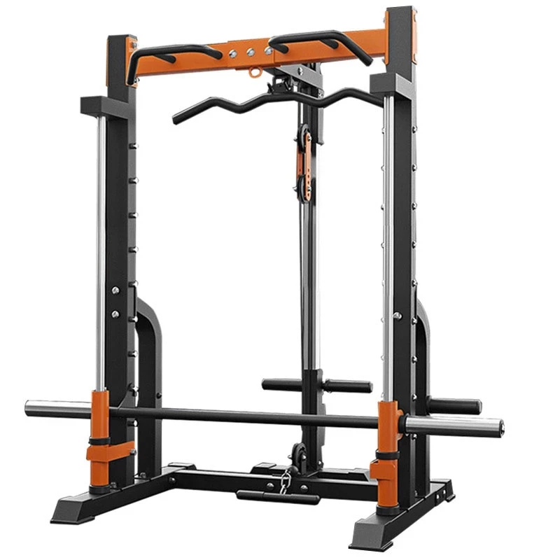 

Hot sale Smith machine squat rack consumer and commercial gym training equipment weightlifting barbell bench press gantry