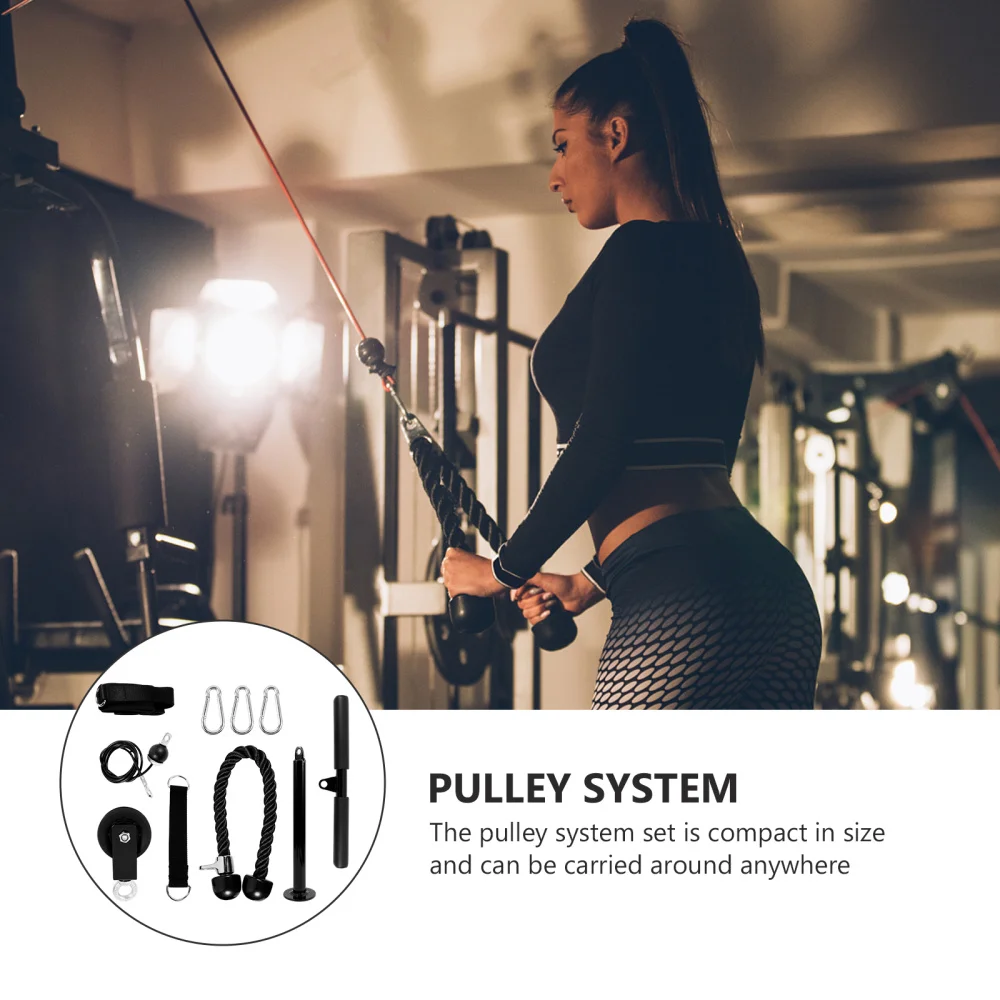 

1 Set Pulley System Set Professional Pulley System Forearm Wrist Pulley System