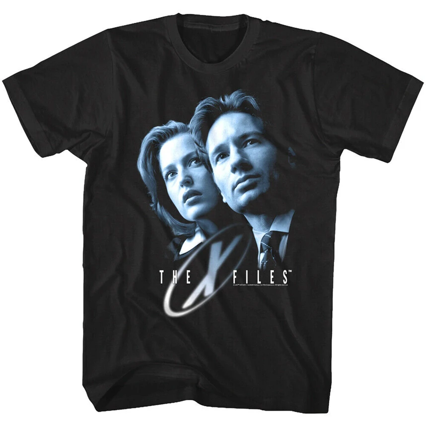 X файлы ТВ Логотип лиса Mulder Dana Scully Мужская футболка специальные агенты Fbi Топ