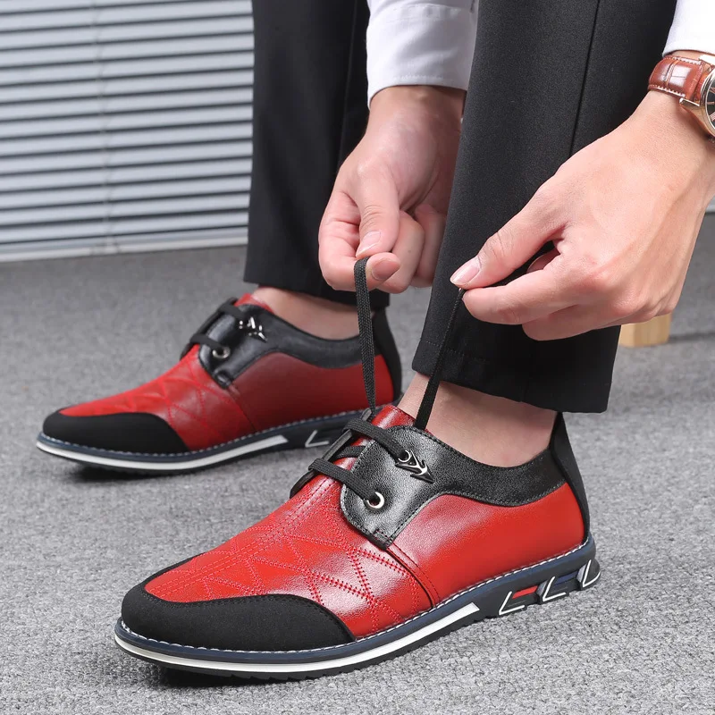 

Big Size Fashion Men Shoes 2019 Autumn Genuine Leather Men Casual Shoes Handmade Retro Breathable Lace-Up Footwear Dropshipping