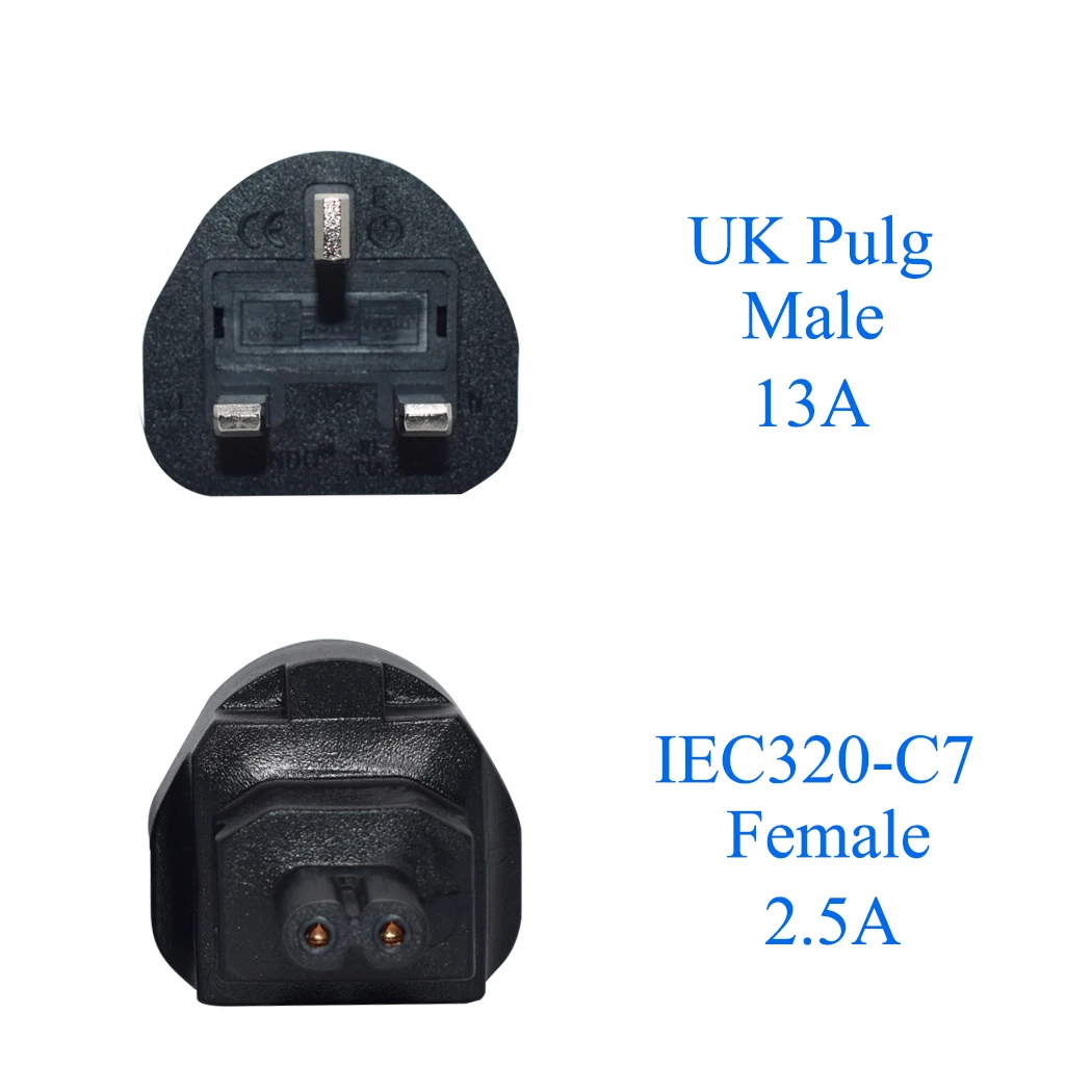 JORINDO UK 3 зубец к IEC320 C7 AC адаптер преобразования 2 отверстия стандартам
