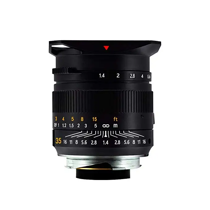Объектив TTArtisan 35 мм F1.4 с полной известностью для камер Leica M-Mount таких как объектив