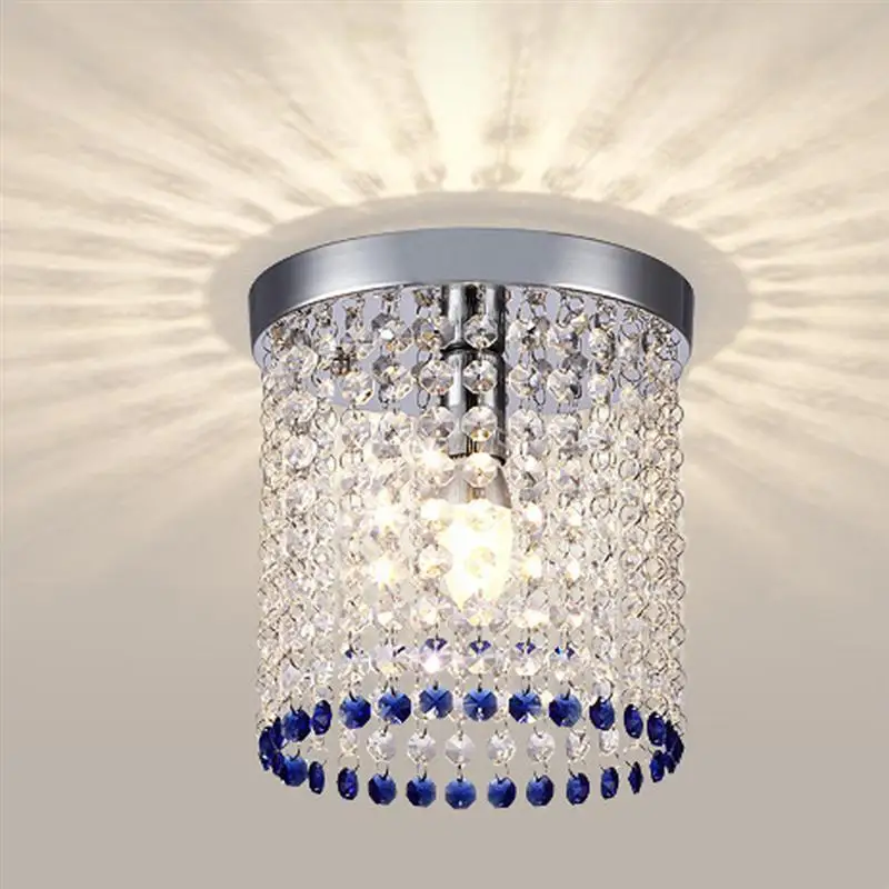 Современный потолочный светильник с простым кристаллом E14 5 Вт 85 265 в освещение