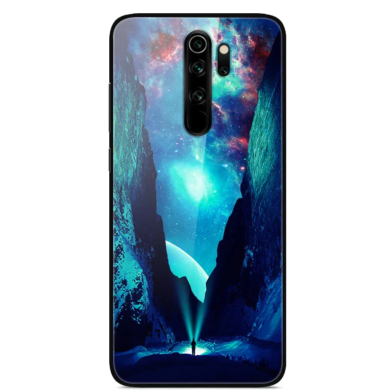 58 Для Xiaomi Redmi Note 8 Pro Чехол из закаленного стекла жесткий стеклянный чехол для телефона для Xiaomi Redmi Note 8 чехол для Redmi Note 8T Note8 - Цвет: 58