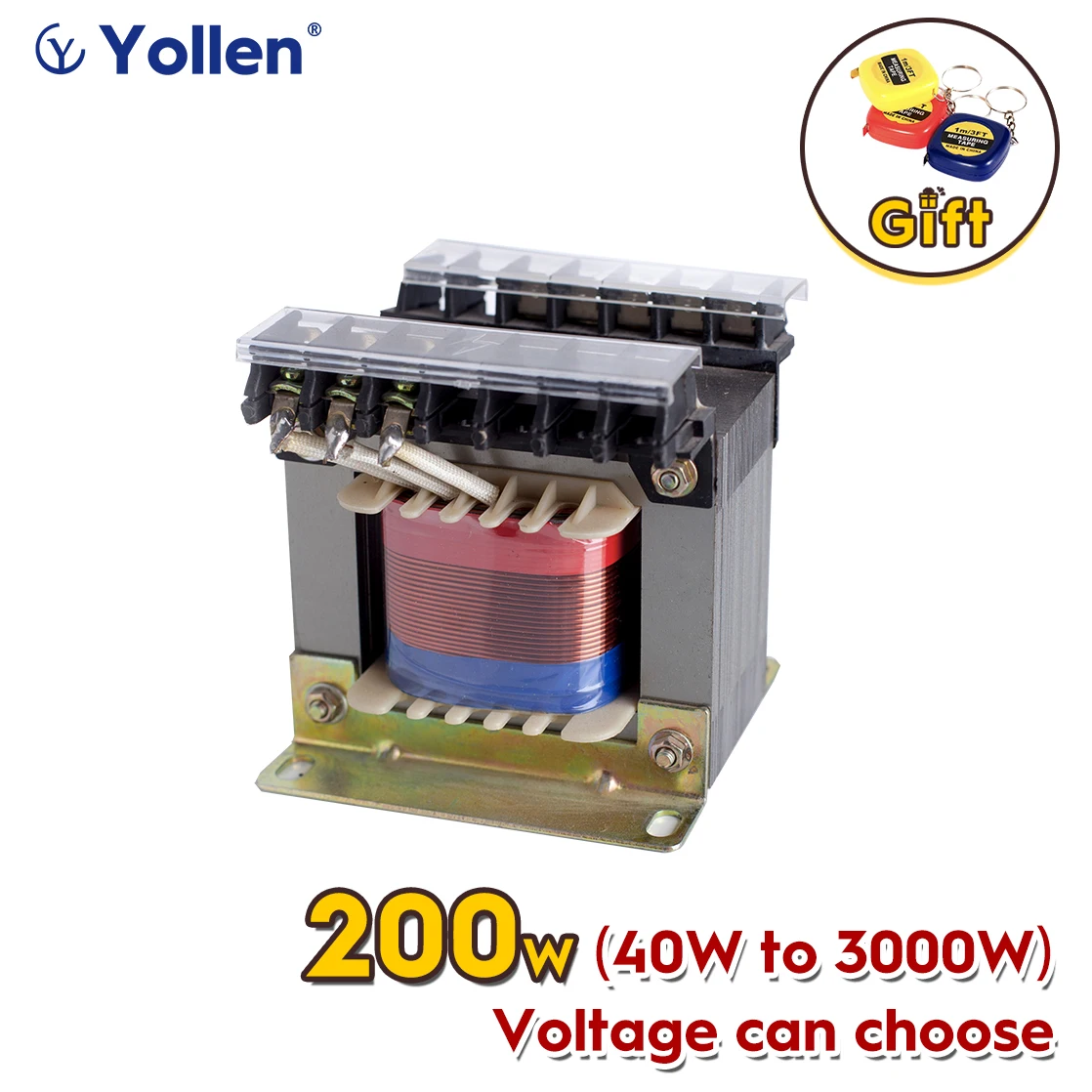 Трансформатор мощности серии JBK3 200 Вт можно настроить на машинку для нанесения