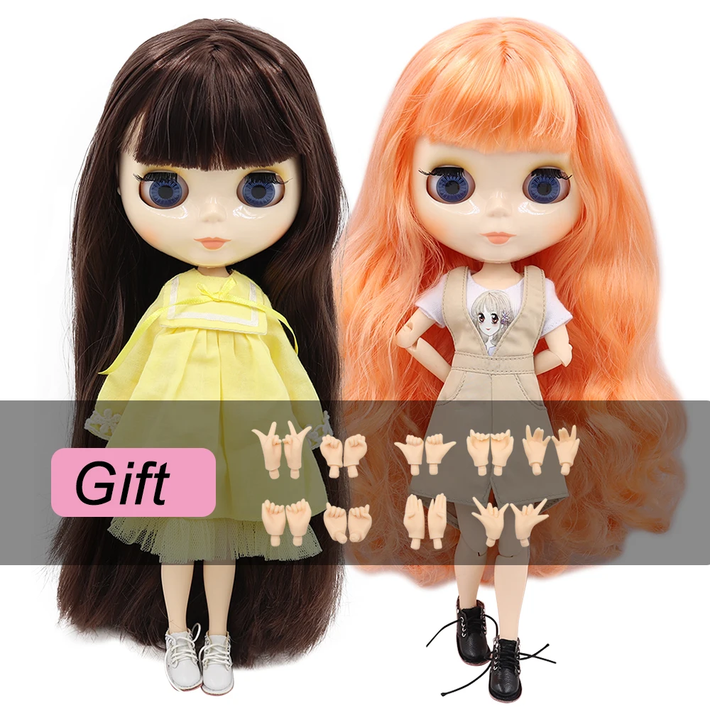 Ледяная кукла DBS blyth 1/6 bjd игрушка шарнир белая кожа блестящее лицо 30 см в продаже