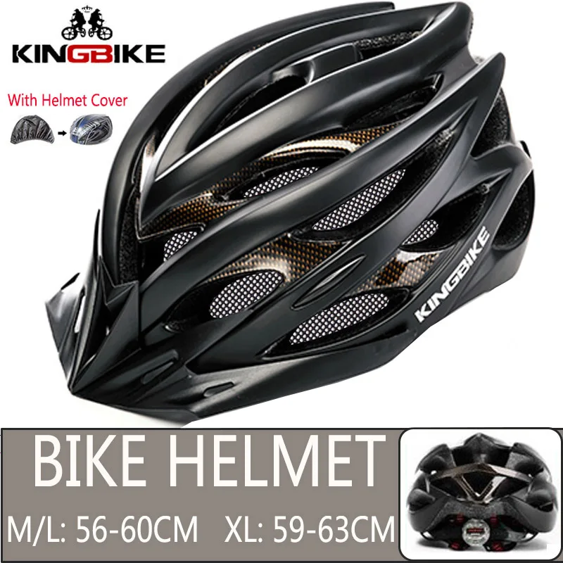 629-B-Cover KINGBIKE велосипедный шлем из титана Сверхлегкий в форме велосипедный шлем с козырьком дышащий дорожный горный MTB открытый велосипедный шлем - Цвет: 629-B-Cover