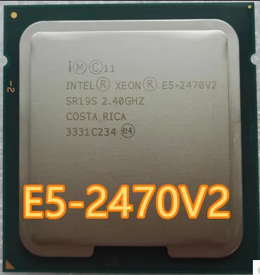 Процессор Intel Xeon процессор E5 2470v2 2470 v2 2 4 ГГц десять ядер 20 потоков 25 м 95 Вт LGA 1356