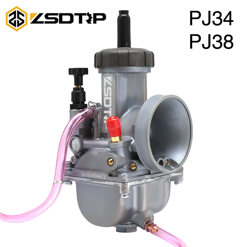 ZSDTRP мотоцикл PJ 34 мм 67R Keihin серии гоночных карб PJ34 PJ38 flatslide карбюратор для 250-400CC 2T