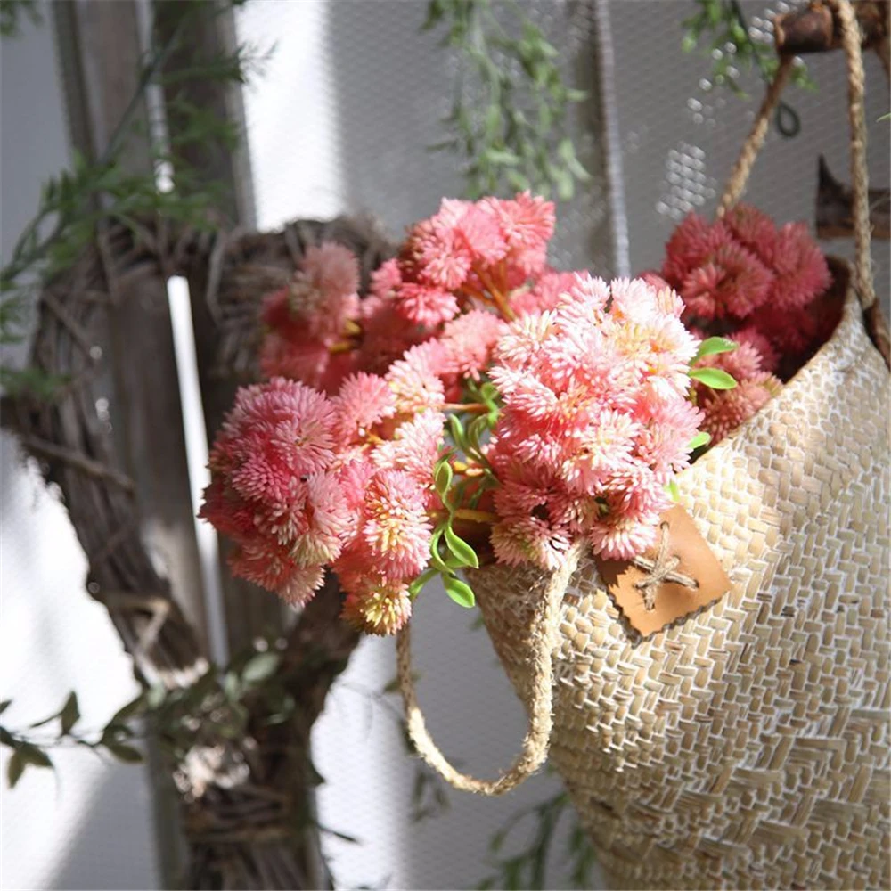 2 шт./лот 6 головок большие цветные искусственные цветы рисовые фрукты сочные