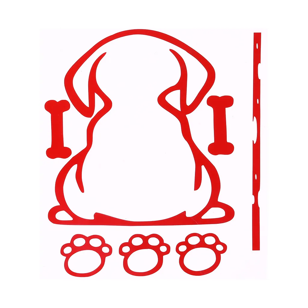 Наклейка на автомобиль Английский бульдог уставший щенок собака украшения заказ