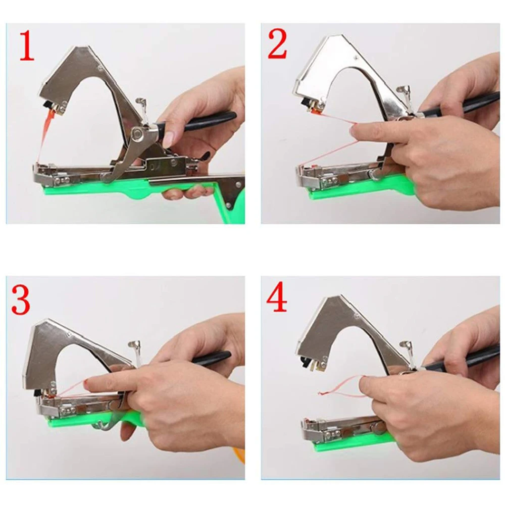 

Garden Tools Garter Plants Plant Branch Hand Tying Binding Machine Minced Vegetable Tapetool Tapener Tapes Home Garden