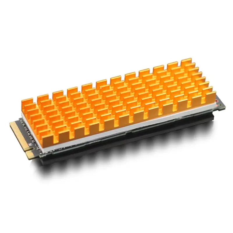 

Heatsink Heat Dissipation Aluminum Radiator M.2 Cooling Heat Sink Heat Thermal Pads for M.2 2280 PCI-E NVME SSD