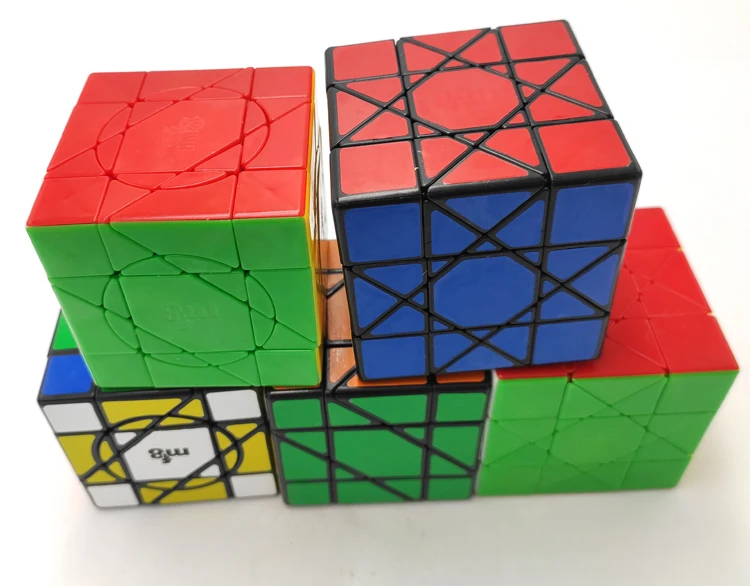MF8 кубик солнца 3x3 Сумасшедший Единорог черный без наклеек волшебный
