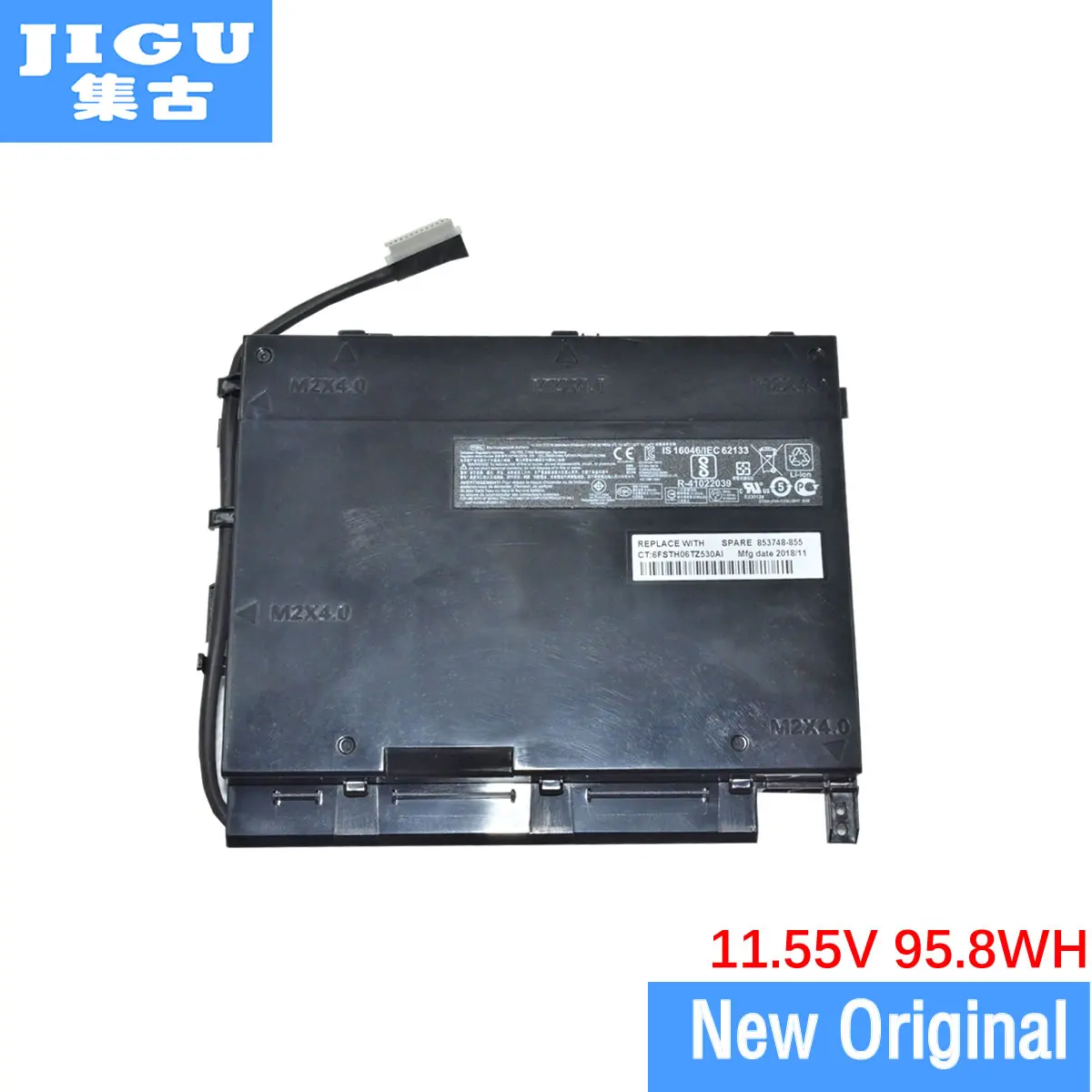 JIGU Оригинальный аккумулятор для ноутбука HP 852801 2C1 HSTNN DB7M PF06XL 17 204TX 17t w200 11 55 V
