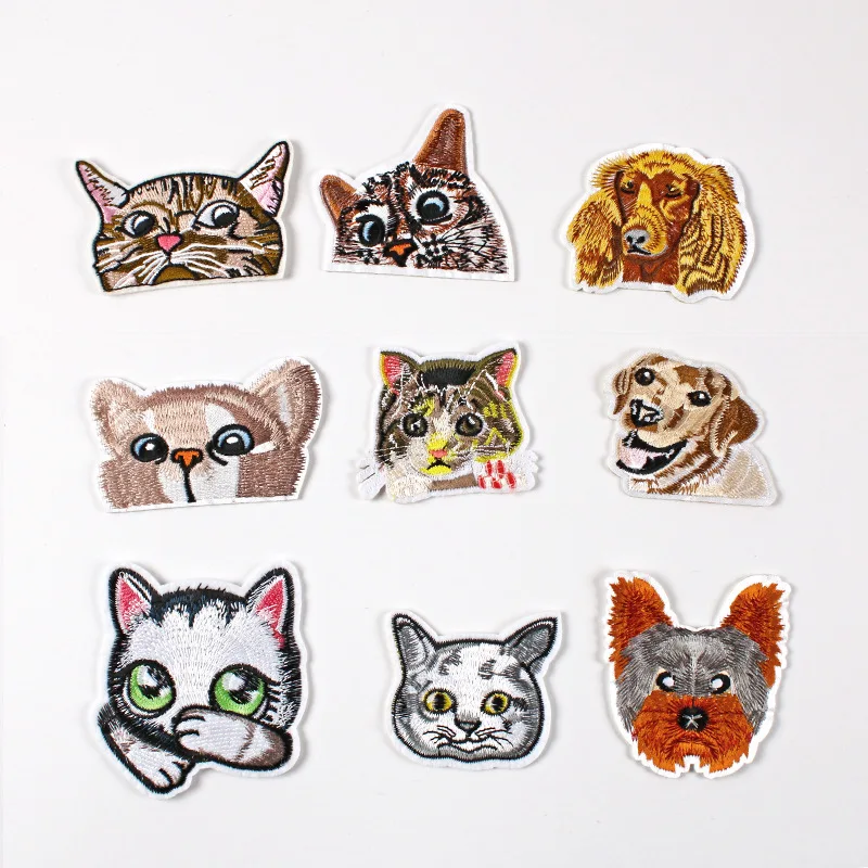 Кота нашивки в форме собак Высококачественная Реалистичная 3D по одежде с