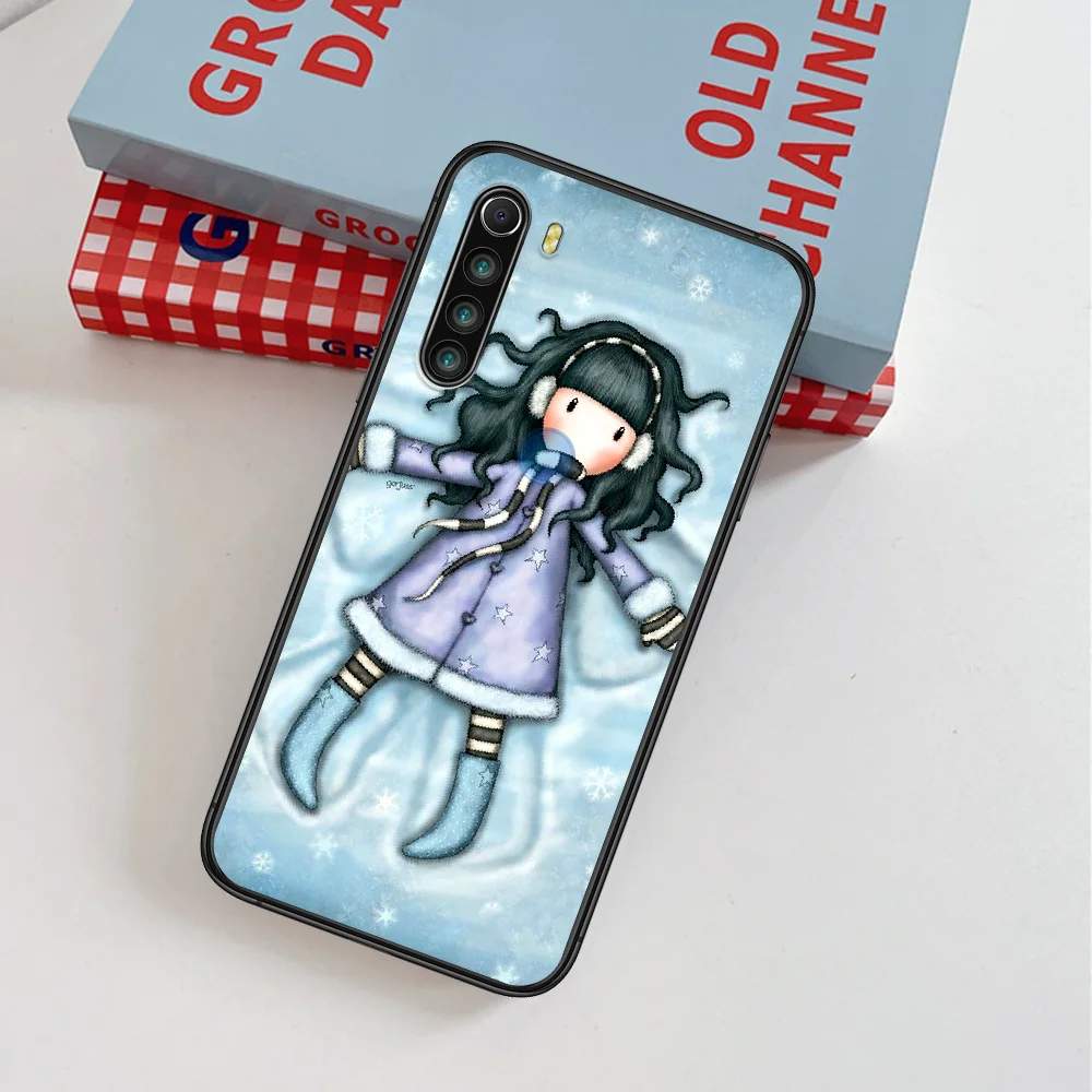 

Santoro Gorjuss Cute Cartoon Girl Phone Case For Xiaomi Redmi Note 7 8 8T 9 9S 4X 7 7A 9A K30 Pro Ultra black Cell Tpu Coque